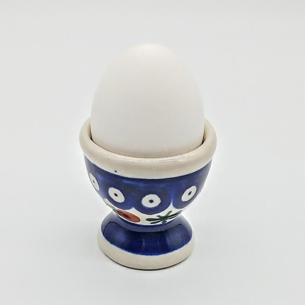 Boleslawiec Polish Pottery Handmade Ceramic Egg Cup